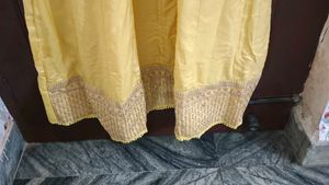 Yellow And Golden Festive Suit Set