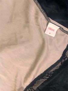 Brand New Lace Top With Plunge Neck