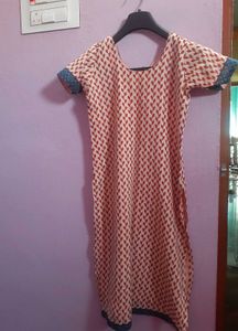 Printed Kurti Top with Dupatta