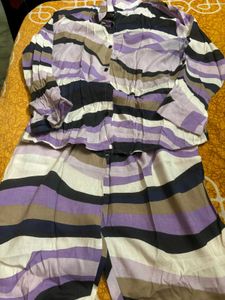 Striped Two-Piece Set