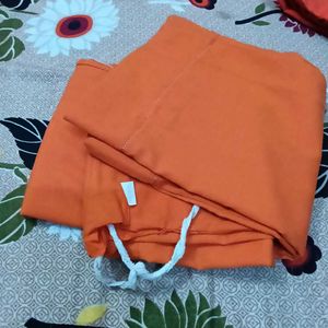 🧡Elegant Orange &amp; Green Saree💚