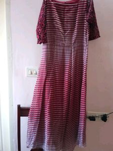 Stripe Maxi Dress
