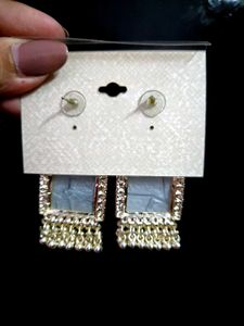 Classic drop Silver Alloy earrings