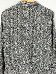 Women Printed Black Top | Bust-40 | Length-23