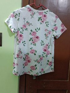Floral &#39;Have a Nice Day&#39; Tee