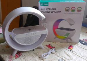 Led Night Lamp With Speaker And Wireless Charger