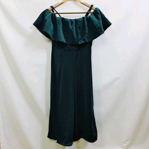 Chic Green Off-Shoulder Jumpsuit