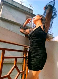 Velvet Black Dress