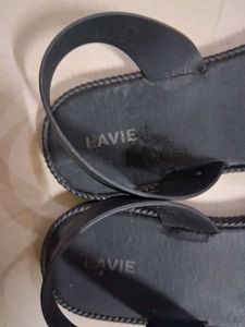 Lavie Black embellished Bow Flats