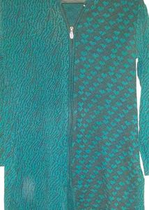 Unique Two-Tone Knit Cardigan