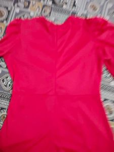 Hot pink stylish jumpsuit