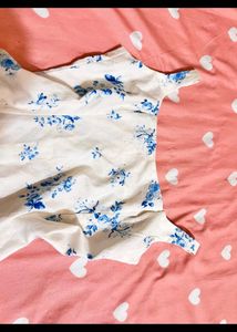 Savana Blue Floral Print Sundress