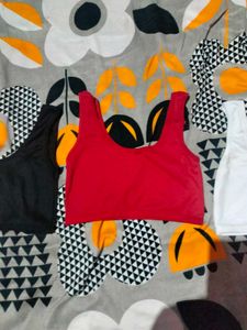 Crop Tank Tops - Set of 3