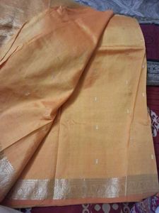 Yellow Silk Saree