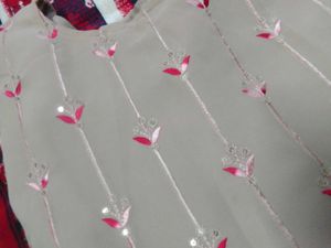 Floral Embroidered Fabric