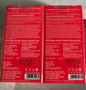 2Sunscreens And  3Facewash