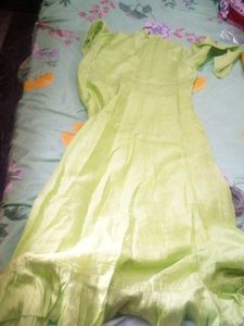 Lime Green Kurta Gown