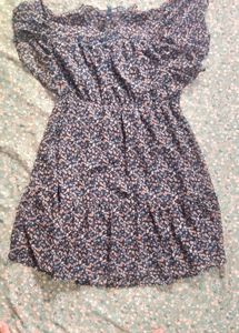 Floral Print Mini Dress