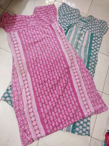 Cotton Nighty Combo In Good Condition