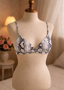 Snakeskin Print Bralette