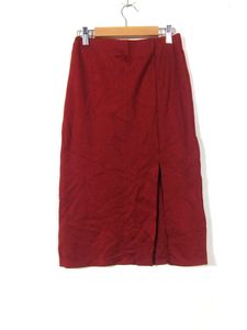 Forever 21 Maroon Bodycon Skirt (Women)