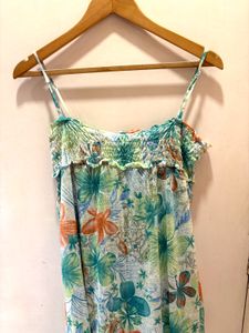 Beautiful Floral Ruffle Dress
