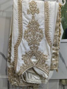 White Pakistani Stitched Suit