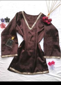 Brown Kurta Set