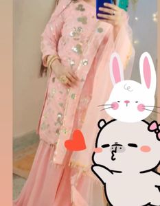 Pink Embroidered Kurta Set