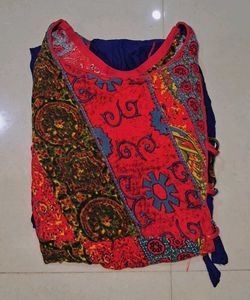 Patchwork Midi Dress