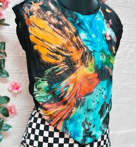 🎁Buy Two Get One Free🎁Colorful Print Top