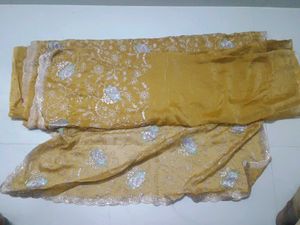 Embroidered saree
