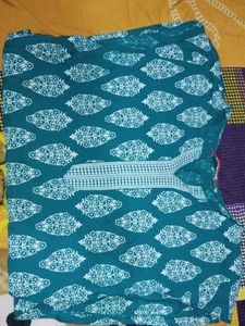 Elegant Teal Printed Kurta