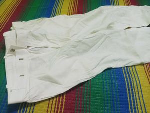 Khaki White Pant