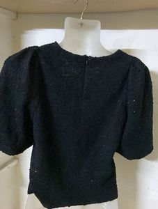 Sequin Black Top (new)