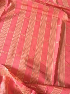 New Coral Saree