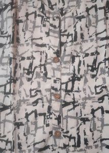 White &amp; Black Kurta For Women