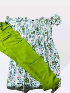 Floral Kurti And Plazzo Set