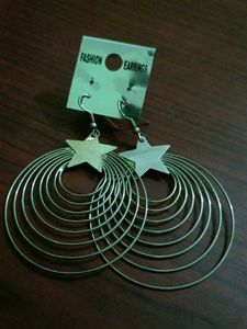 Star Hoop Earrings and hoops earring