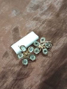 Flower Crystal Earrings