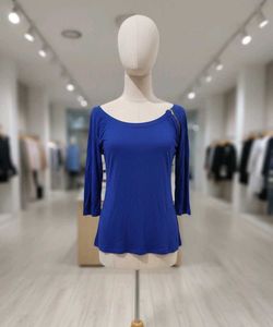 Blue 3/4 Sleeve Top