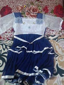 Double Fril Umbrella Frock