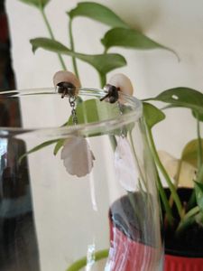 Elegant Vintage Mother of Pearl Earrings