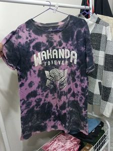 Tie Dye Wakanda print Tshirt