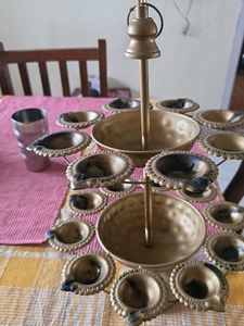 Metal Diya Stand