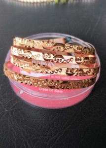 Gold-toned Bangle Set