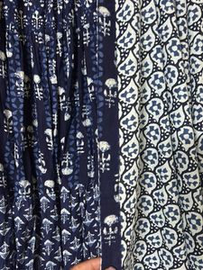 Blue Floral Ethnic Skirt