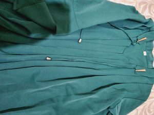 Green Dress with Bell Sleeves