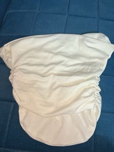 White Trendy Girly Top