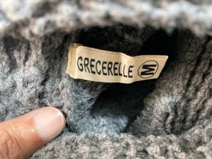 B2G2 🎁 Pinterest Stylish Grey Knit Sweater E